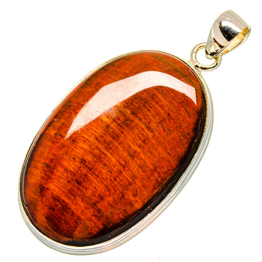 Red Tiger Eye Pendants handcrafted by Ana Silver Co - PD16787