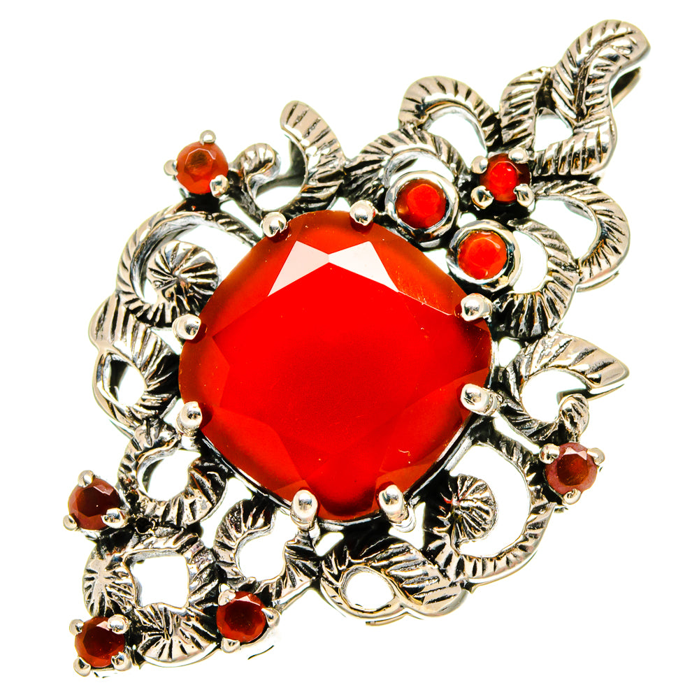 Red Onyx Pendants handcrafted by Ana Silver Co - PD16788