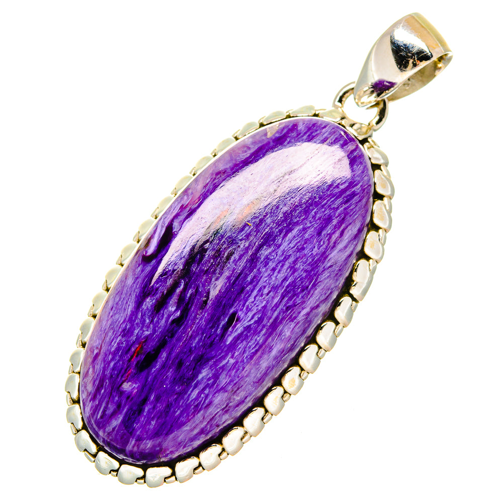 Charoite Pendants handcrafted by Ana Silver Co - PD16802