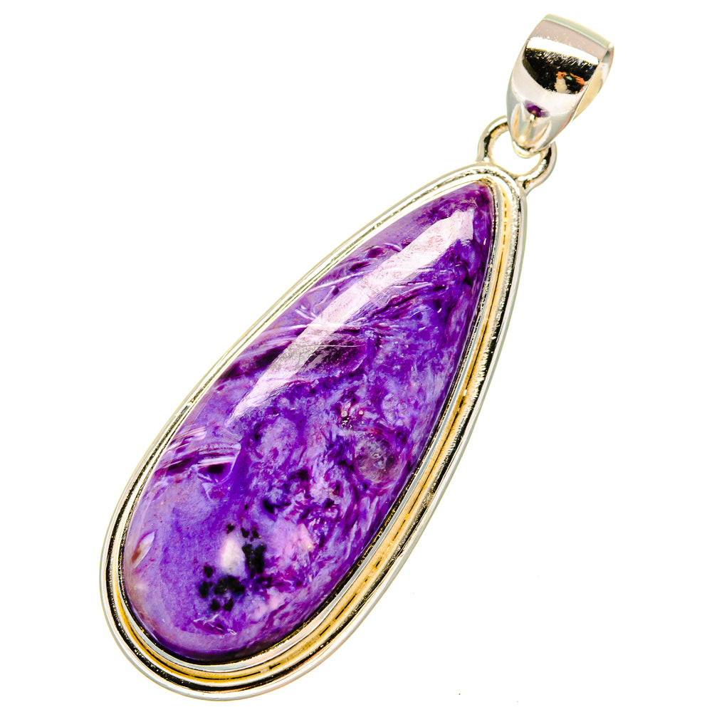 Charoite Pendants handcrafted by Ana Silver Co - PD16806