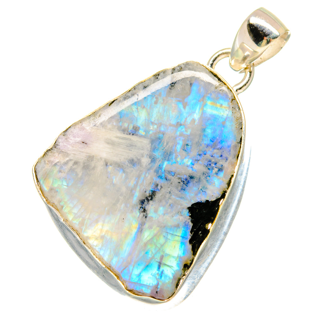 Rainbow Moonstone Pendants handcrafted by Ana Silver Co - PD16818