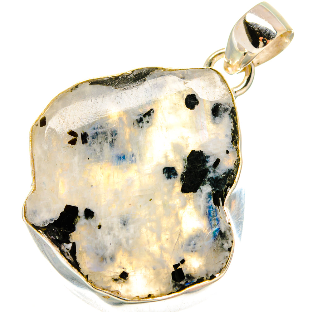 Rainbow Moonstone Pendants handcrafted by Ana Silver Co - PD16819