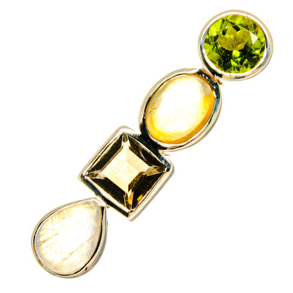 Rainbow Moonstone Pendants handcrafted by Ana Silver Co - PD16826
