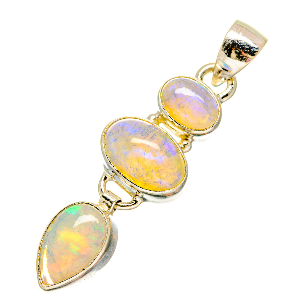 Ethiopian Opal Pendants handcrafted by Ana Silver Co - PD16832