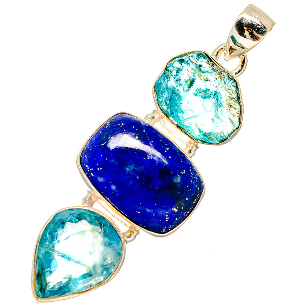 Lapis Lazuli Pendants handcrafted by Ana Silver Co - PD16838