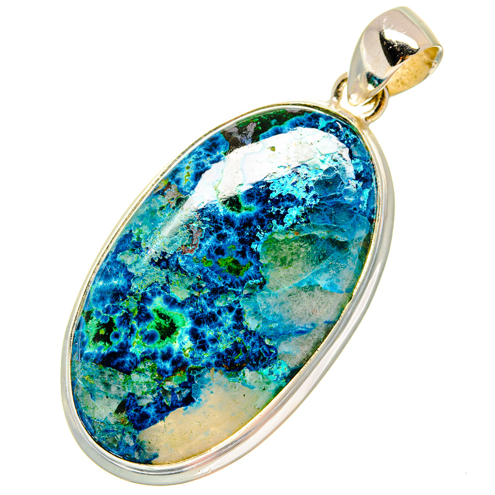 Azurite Malachite Pendants handcrafted by Ana Silver Co - PD16839