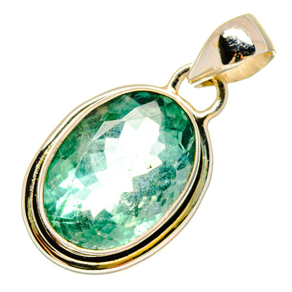 Green Fluorite Pendants handcrafted by Ana Silver Co - PD16847