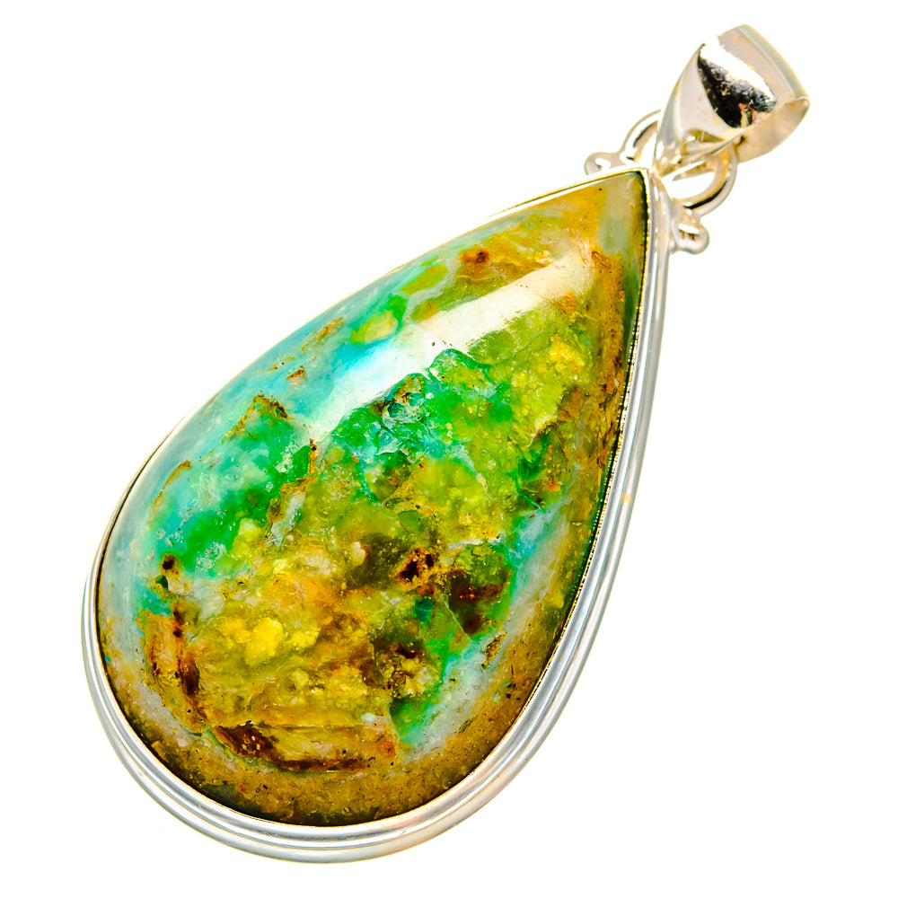 Peruvian Opal Pendants handcrafted by Ana Silver Co - PD16848
