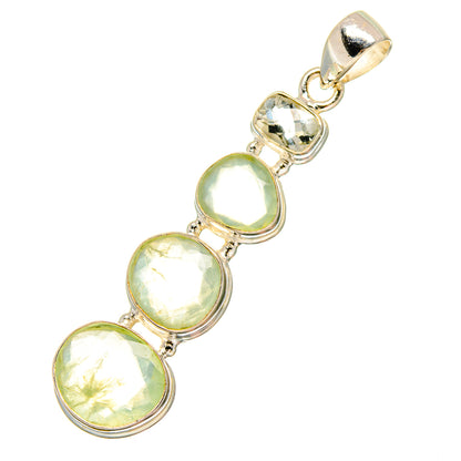 Prehnite Pendants handcrafted by Ana Silver Co - PD16852 - Photo 2