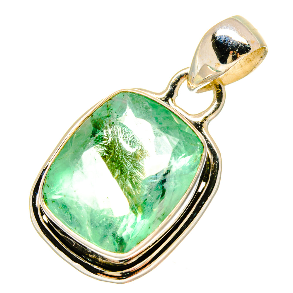 Green Fluorite Pendants handcrafted by Ana Silver Co - PD16853