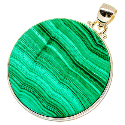 Malachite Pendants handcrafted by Ana Silver Co - PD16856