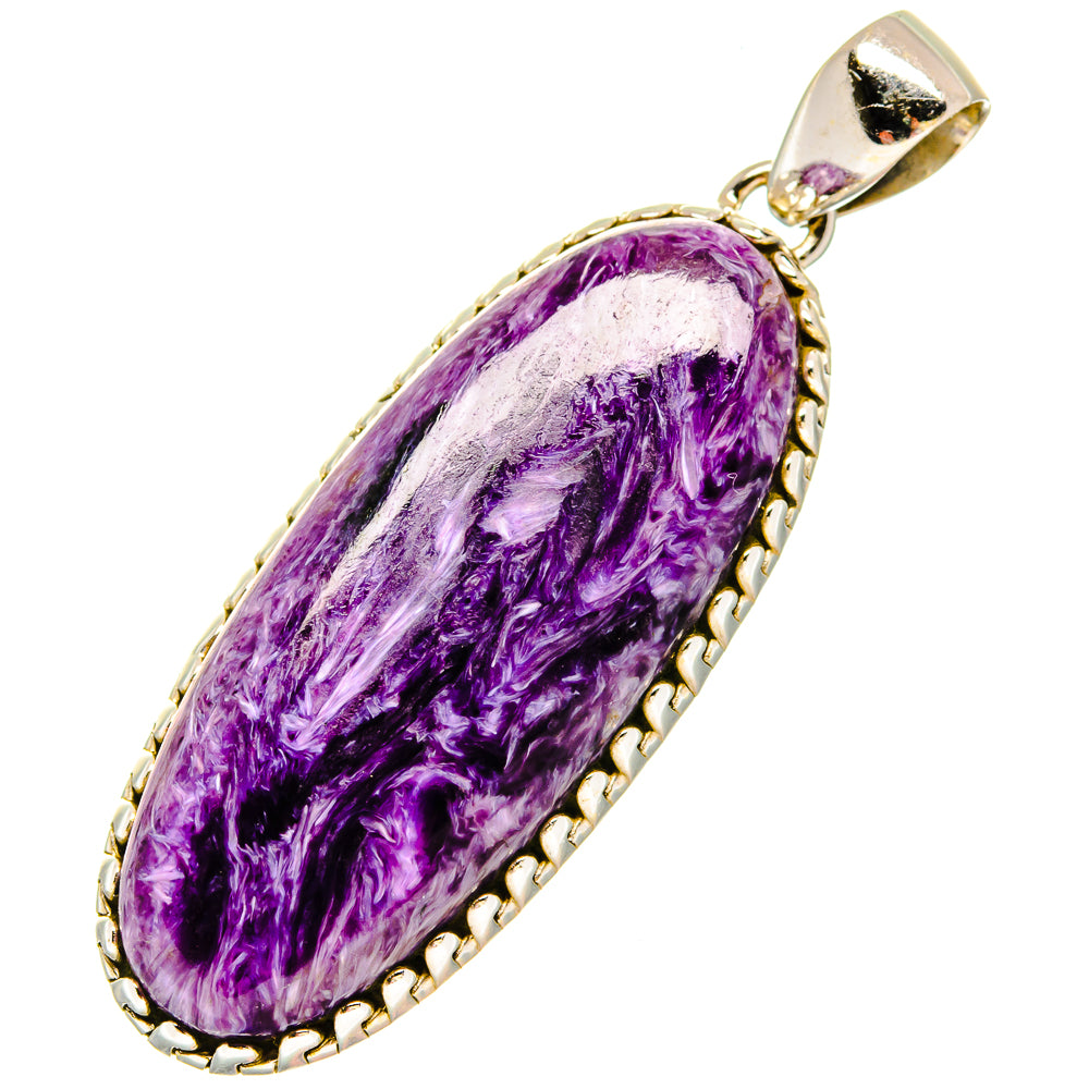 Charoite Pendants handcrafted by Ana Silver Co - PD16867