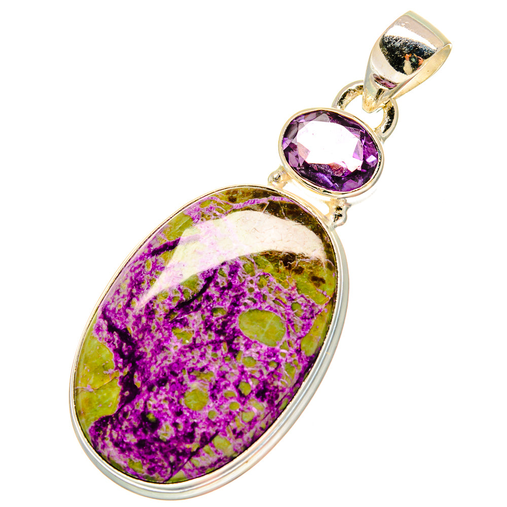 Stichtite Pendants handcrafted by Ana Silver Co - PD16875