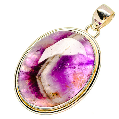 Chevron Amethyst Pendants handcrafted by Ana Silver Co - PD16877