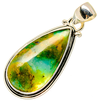 Peruvian Opal Pendants handcrafted by Ana Silver Co - PD16904