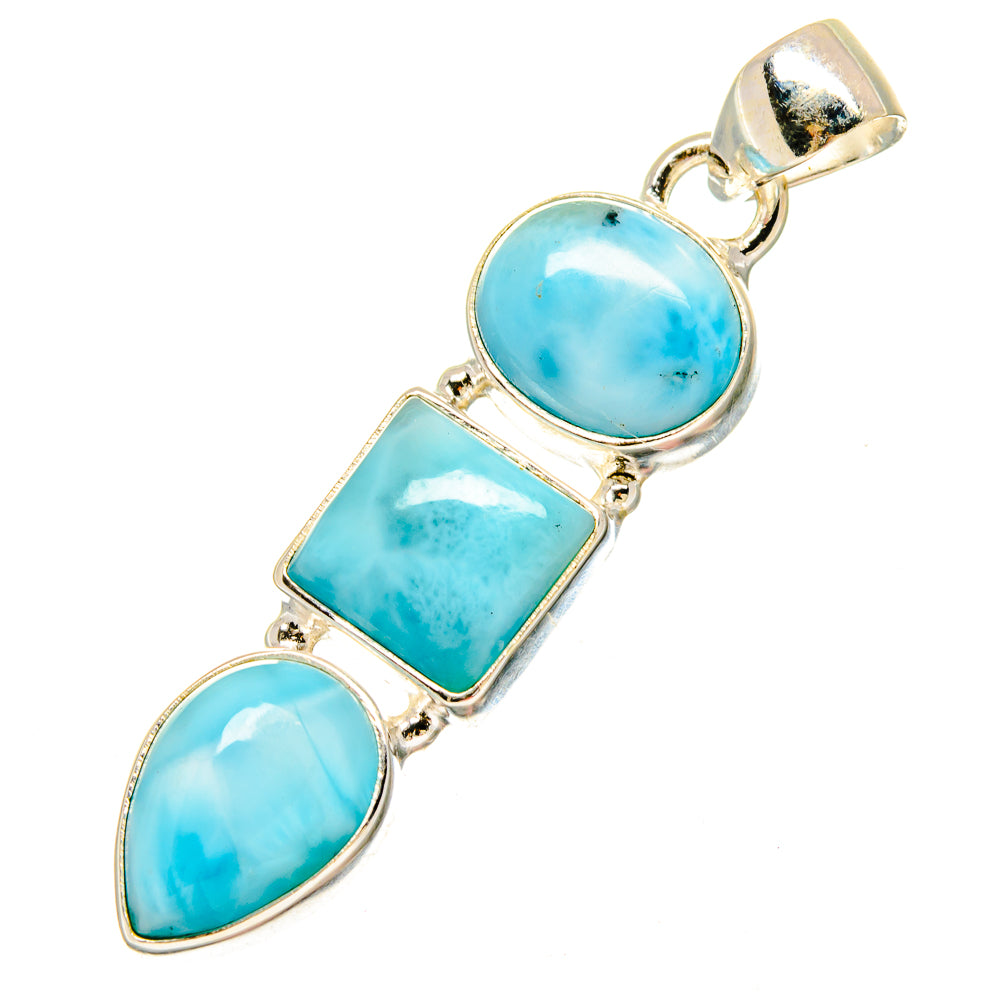 Larimar Pendants handcrafted by Ana Silver Co - PD16905