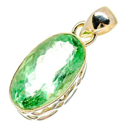 Green Fluorite Pendants handcrafted by Ana Silver Co - PD16923