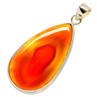 Red Botswana Agate Pendants handcrafted by Ana Silver Co - PD16926