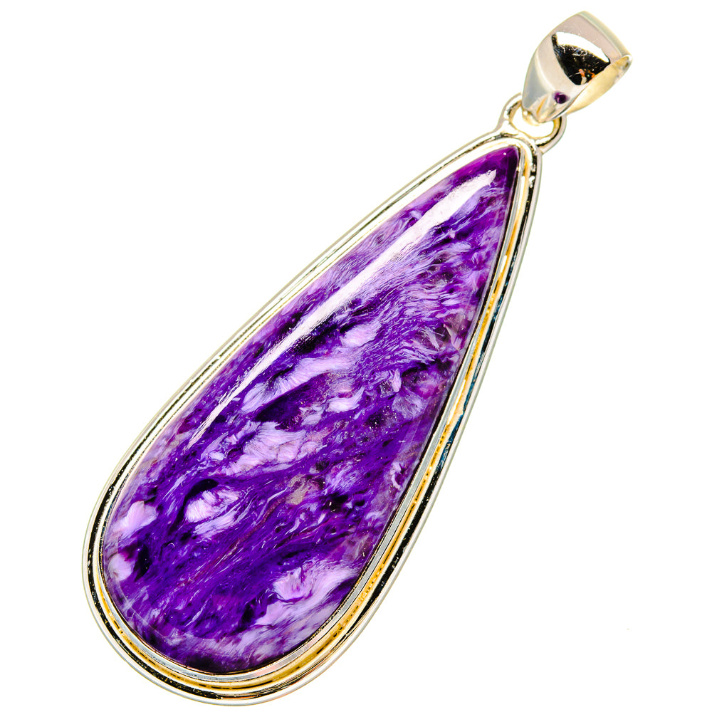 Charoite Pendants handcrafted by Ana Silver Co - PD16932