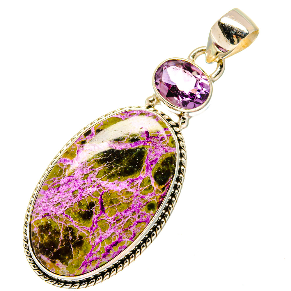 Stichtite Pendants handcrafted by Ana Silver Co - PD16936