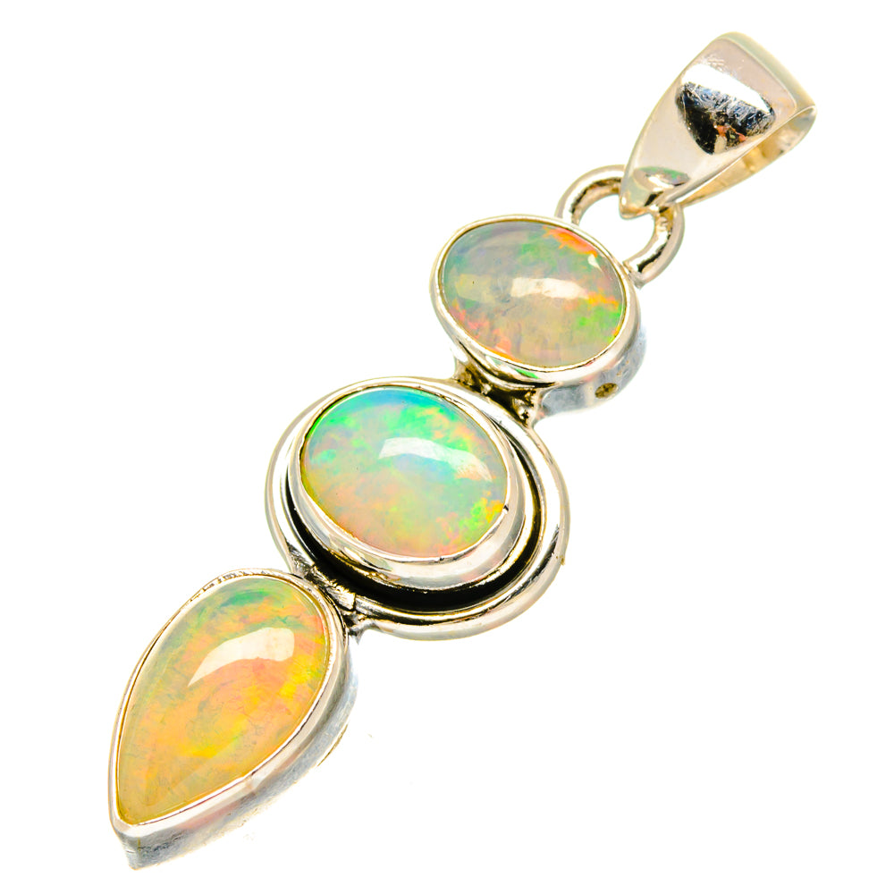 Ethiopian Opal Pendants handcrafted by Ana Silver Co - PD16956