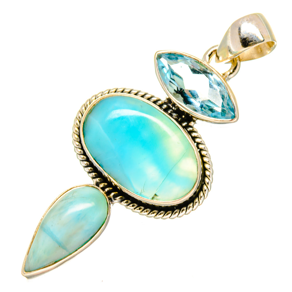 Larimar Pendants handcrafted by Ana Silver Co - PD16962