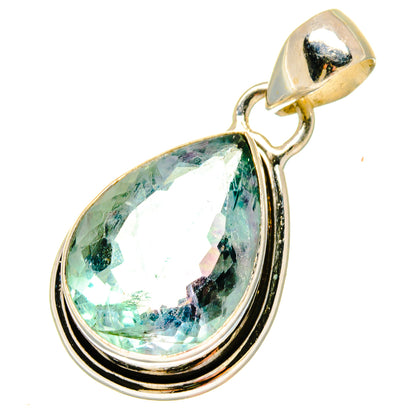 Blue Fluorite Pendants handcrafted by Ana Silver Co - PD16965