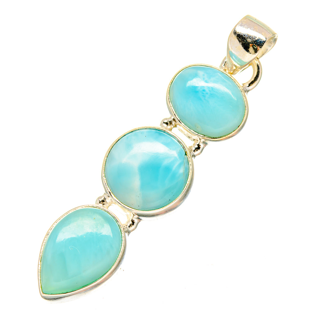 Larimar Pendants handcrafted by Ana Silver Co - PD16967
