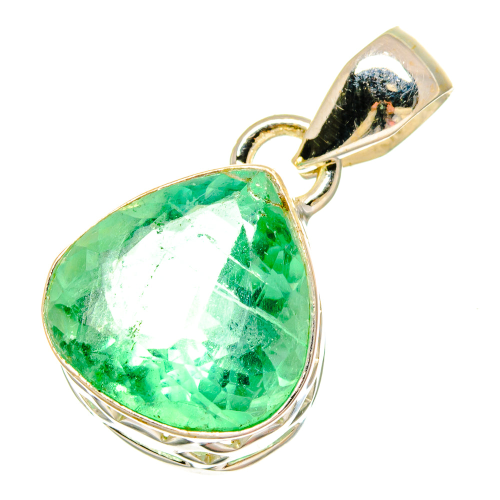 Green Fluorite Pendants handcrafted by Ana Silver Co - PD16974