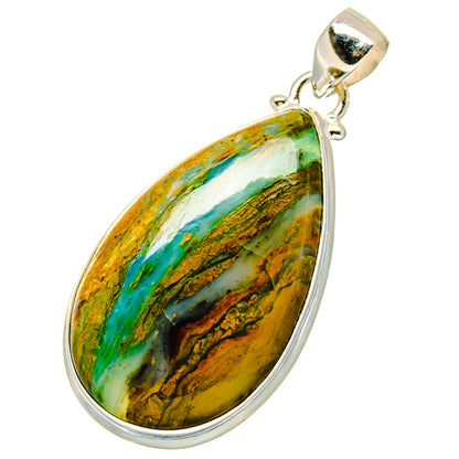 Peruvian Opal Pendants handcrafted by Ana Silver Co - PD16984