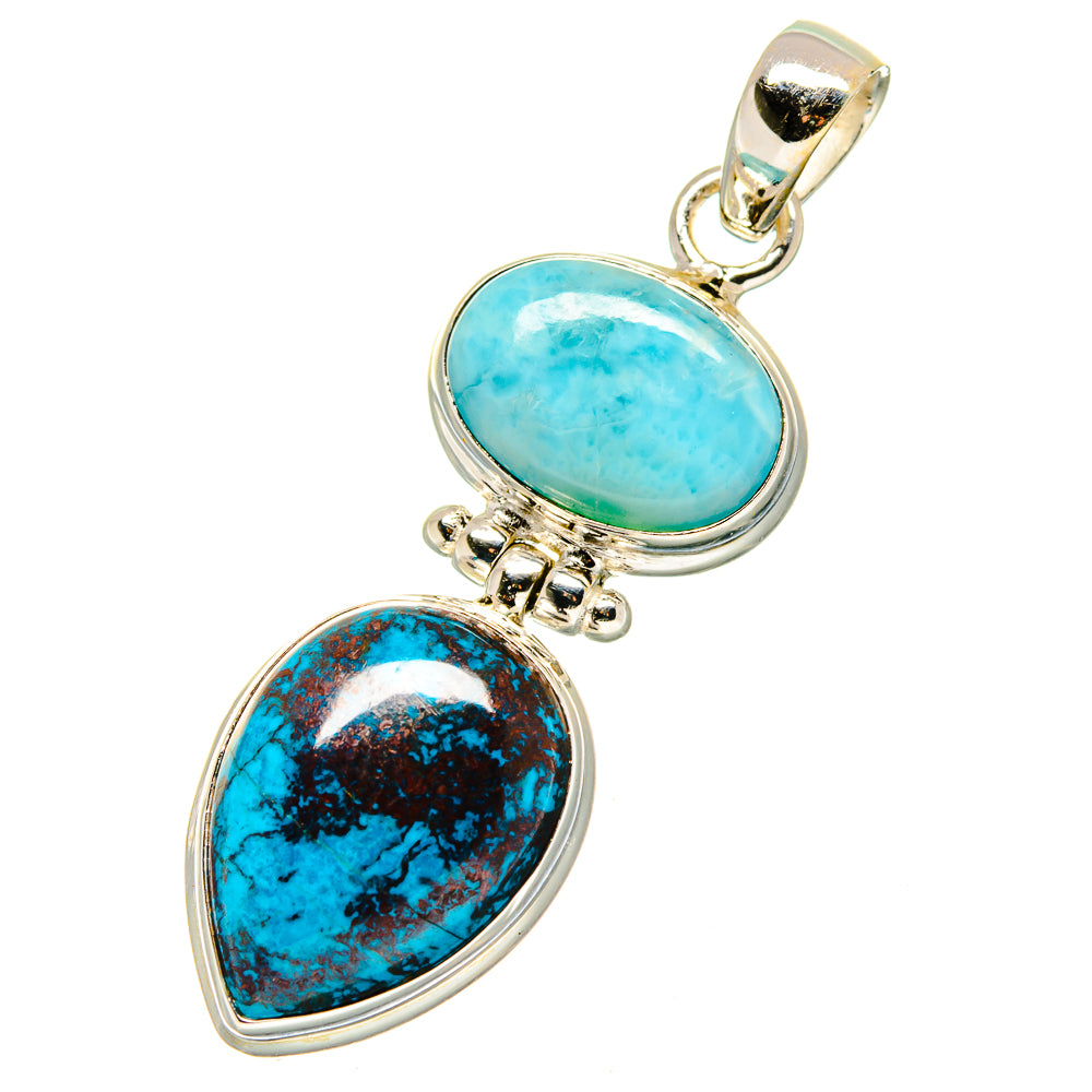 Shattuckite Pendants handcrafted by Ana Silver Co - PD16985