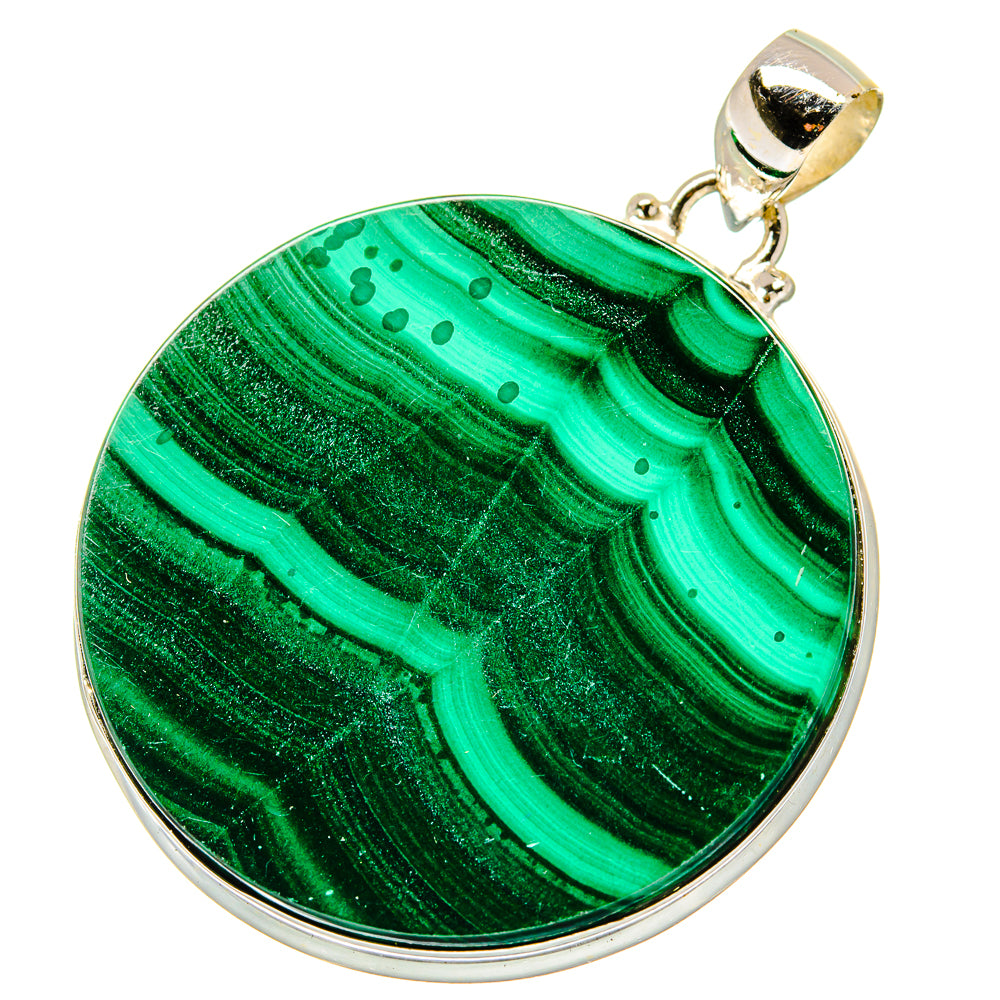 Malachite Pendants handcrafted by Ana Silver Co - PD16989