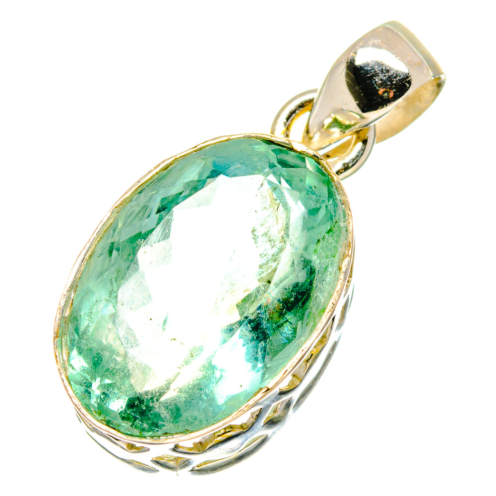 Green Fluorite Pendants handcrafted by Ana Silver Co - PD16994
