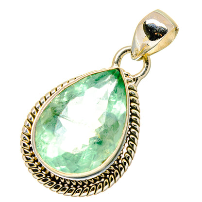 Green Fluorite Pendants handcrafted by Ana Silver Co - PD16995
