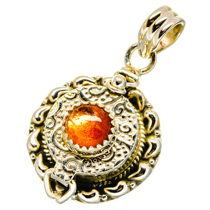 Sunstone Pendants handcrafted by Ana Silver Co - PD16998