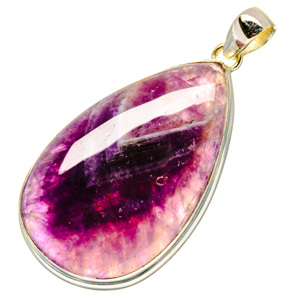 Chevron Amethyst Pendants handcrafted by Ana Silver Co - PD17003