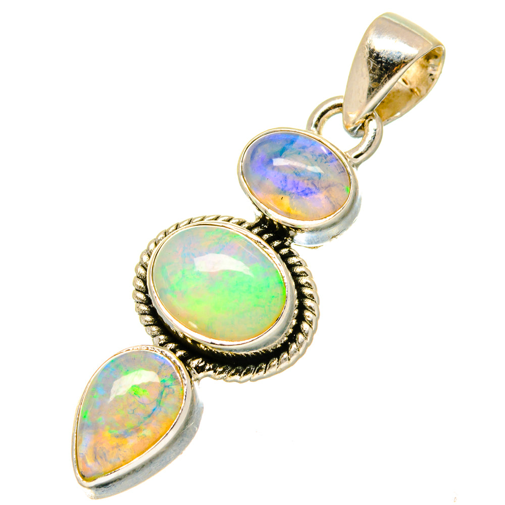 Ethiopian Opal Pendants handcrafted by Ana Silver Co - PD17021