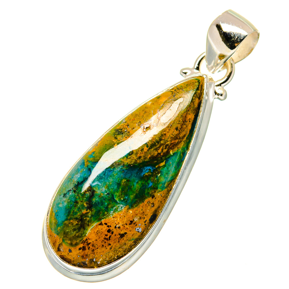 Peruvian Opal Pendants handcrafted by Ana Silver Co - PD17026