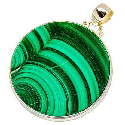Malachite Pendants handcrafted by Ana Silver Co - PD17033