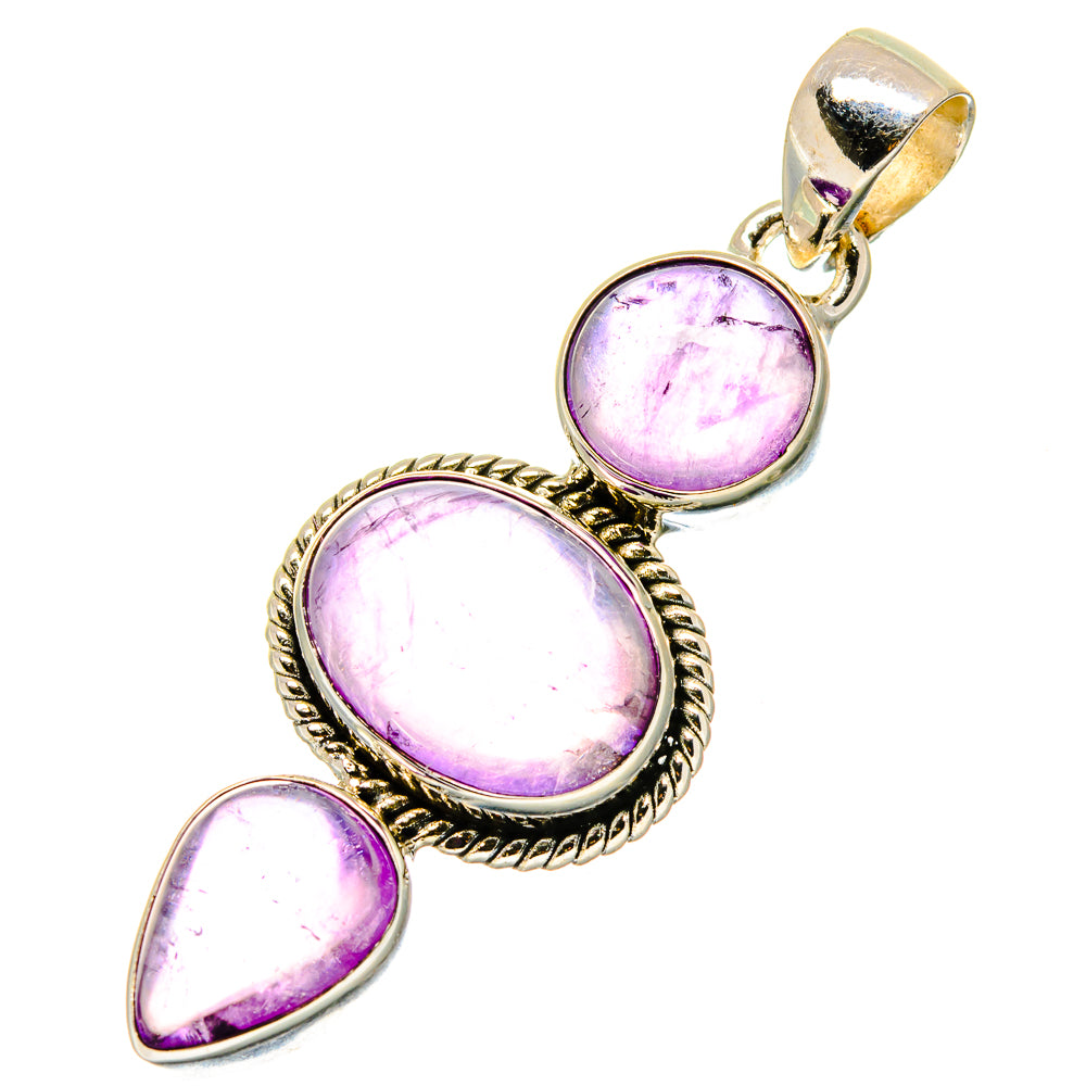 Amethyst Pendants handcrafted by Ana Silver Co - PD17043