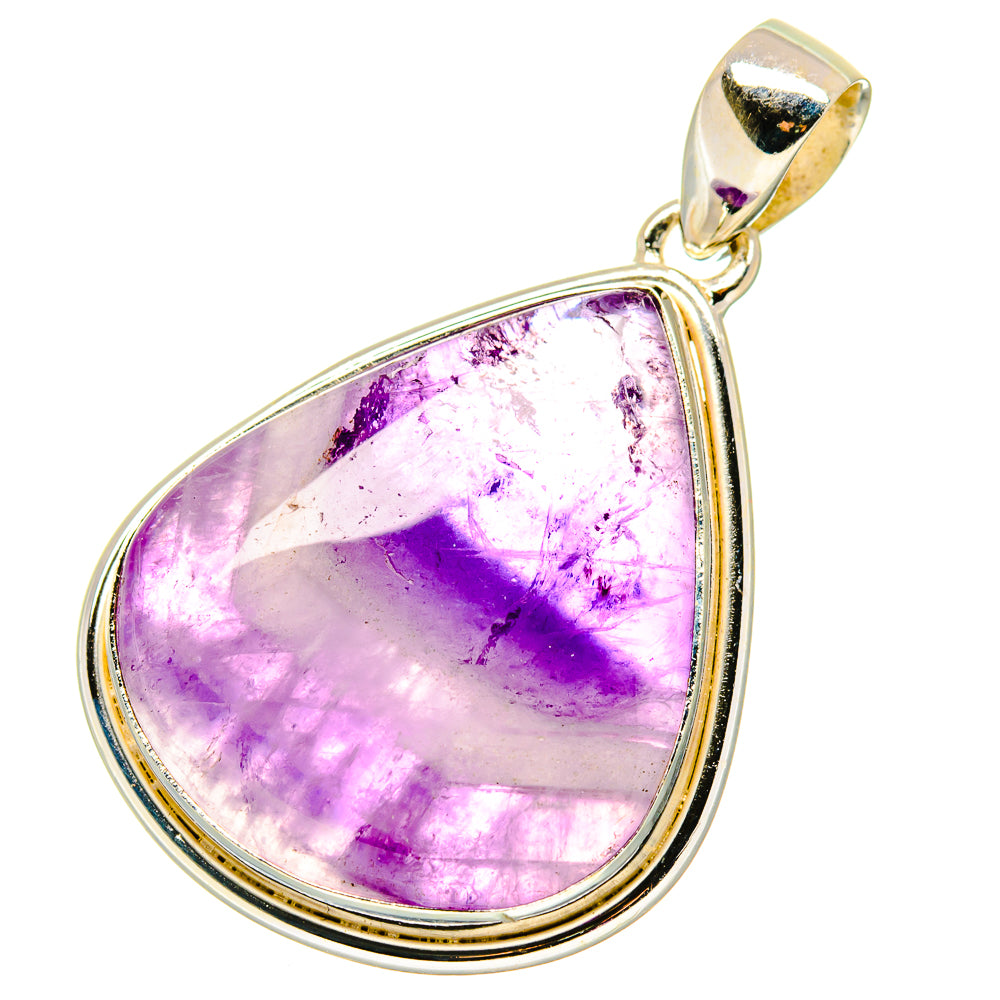 Chevron Amethyst Pendants handcrafted by Ana Silver Co - PD17045