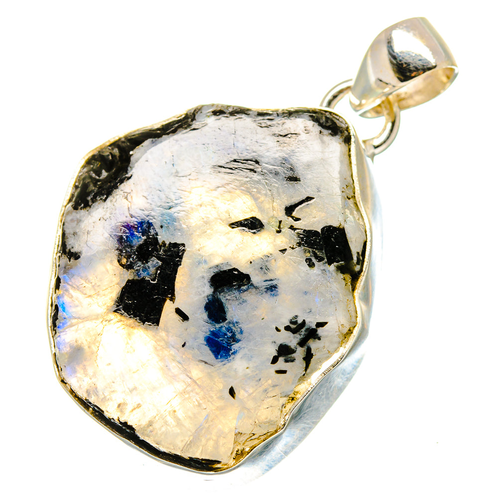 Rainbow Moonstone Pendants handcrafted by Ana Silver Co - PD17049