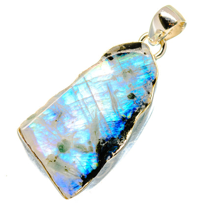 Rainbow Moonstone Pendants handcrafted by Ana Silver Co - PD17050