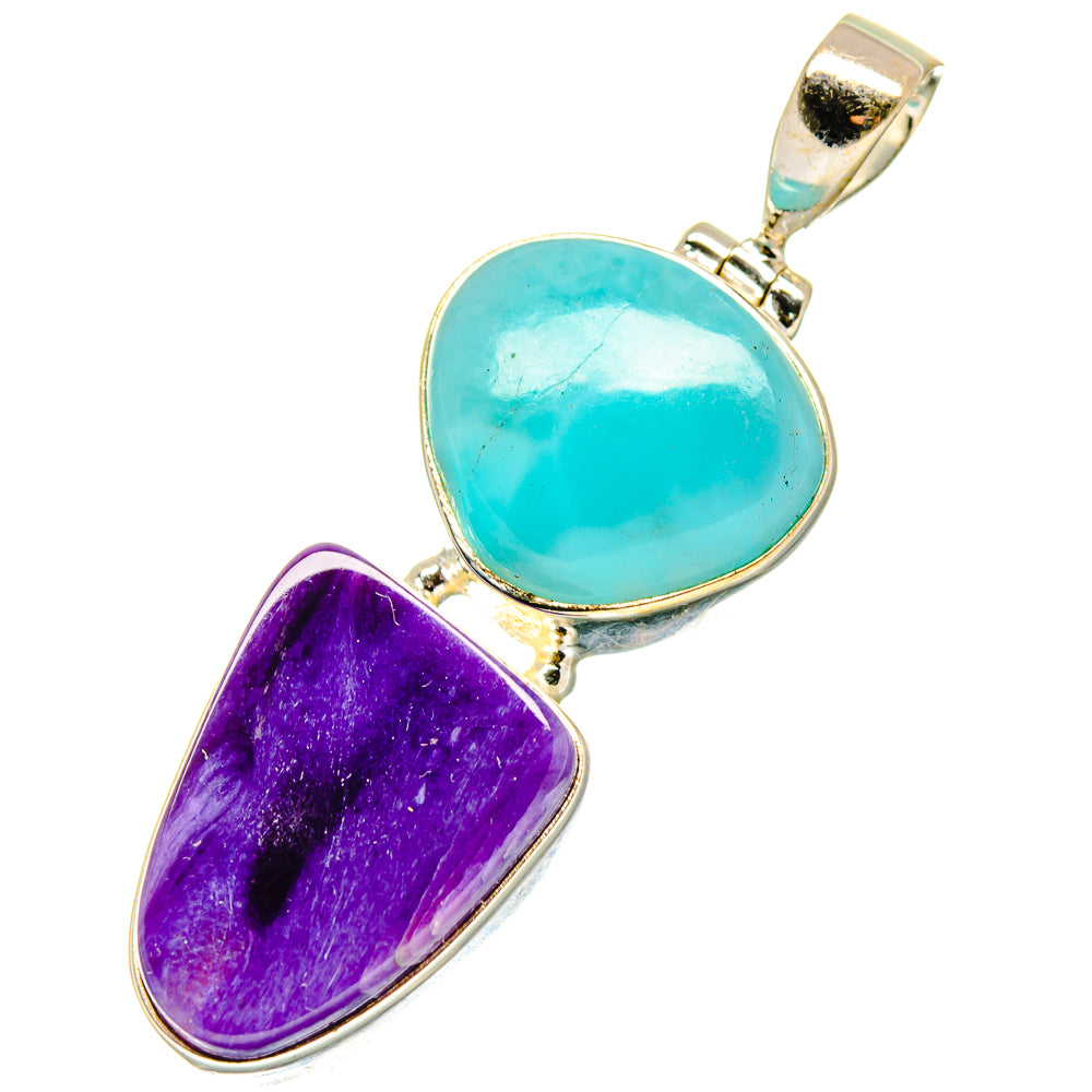Charoite Pendants handcrafted by Ana Silver Co - PD17054