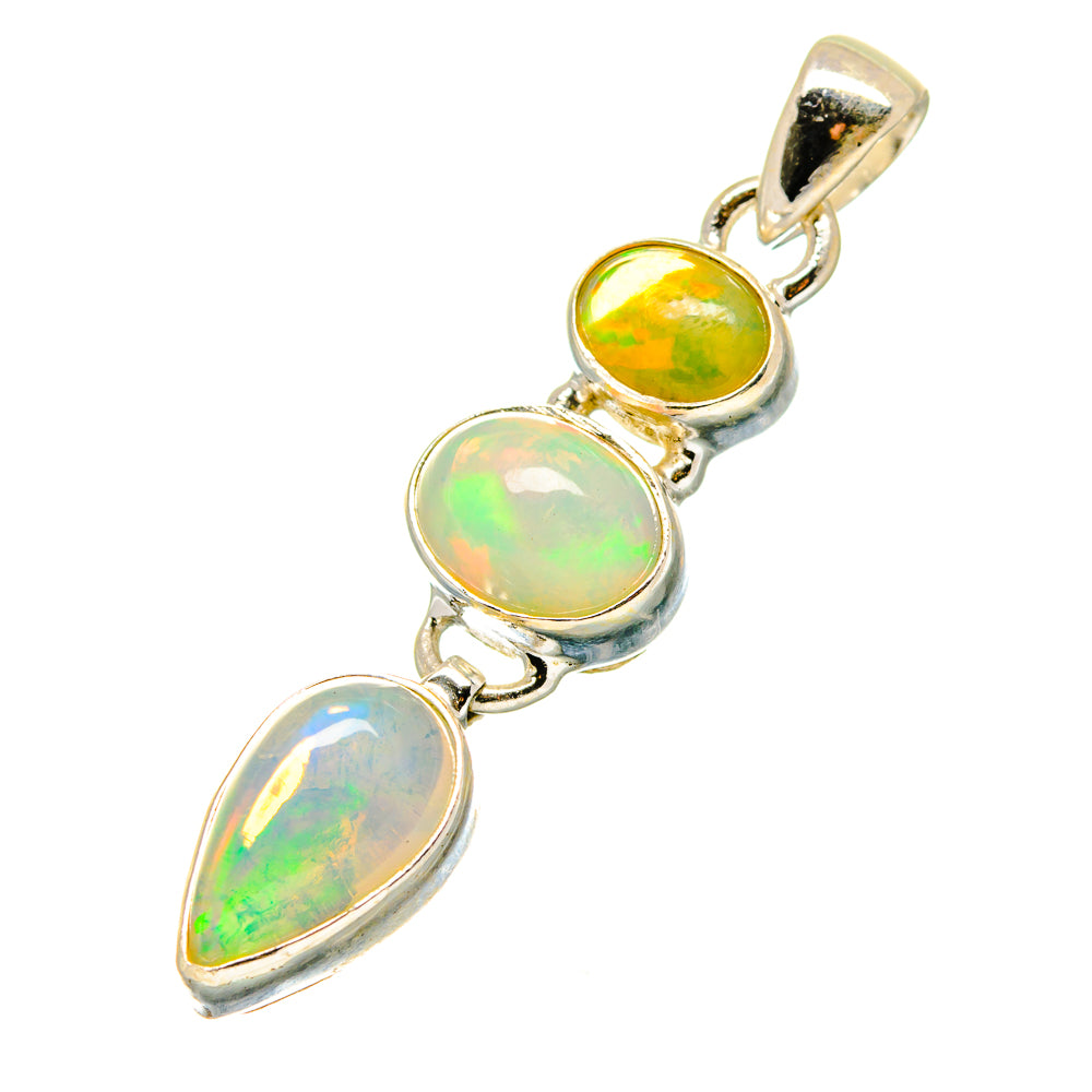 Ethiopian Opal Pendants handcrafted by Ana Silver Co - PD17057