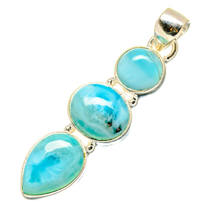 Larimar Pendants handcrafted by Ana Silver Co - PD17062