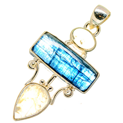 Kyanite Pendants handcrafted by Ana Silver Co - PD17064