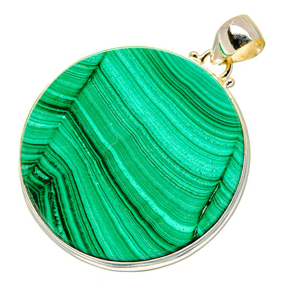 Malachite Pendants handcrafted by Ana Silver Co - PD17069