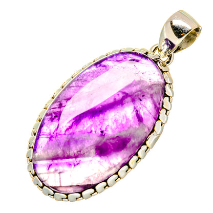 Chevron Amethyst Pendants handcrafted by Ana Silver Co - PD17079