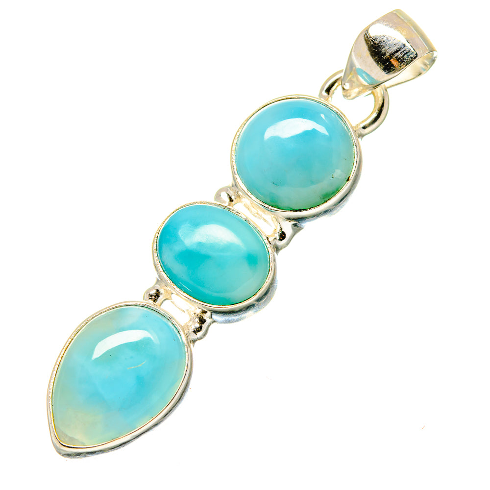 Larimar Pendants handcrafted by Ana Silver Co - PD17095